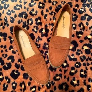 Brown Suede Loafers